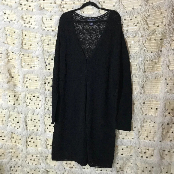 Jones New York Crochet Long Sweater Sz 3X - Picture 1 of 10